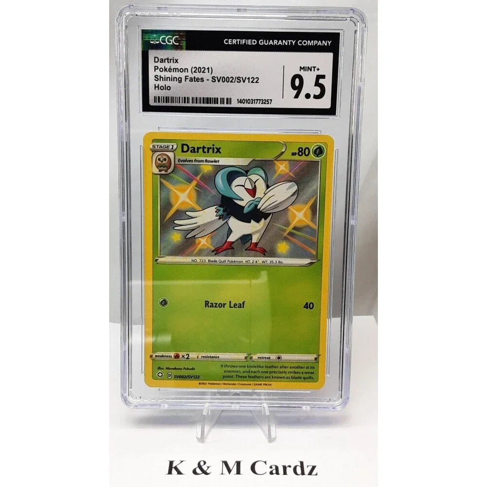 Pokemon - Dartrix - SV002/SV122 - Graded - CGC 9.5